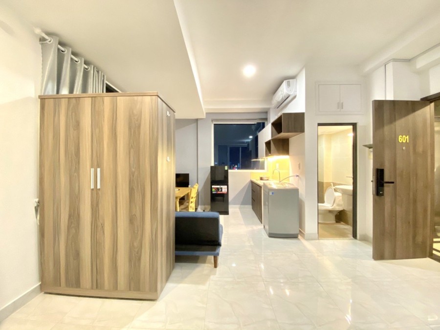Căn hộ mới đẹp sạch sẽ giá chỉ 4 triệu/tháng, có sẵn full nội thất tại 90 Đường Trần Bình Trọng, Phường 5, Bình Thạnh