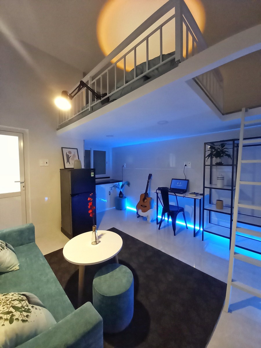 Phòng Douplex quận bình thạnh 30m2 đầy đủ nội thất Phó Đức chinh