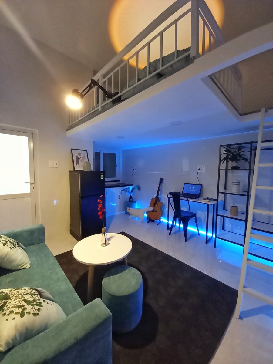 Phòng Douplex quận bình thạnh 30m2 đầy đủ nội thất Phó Đức chinh