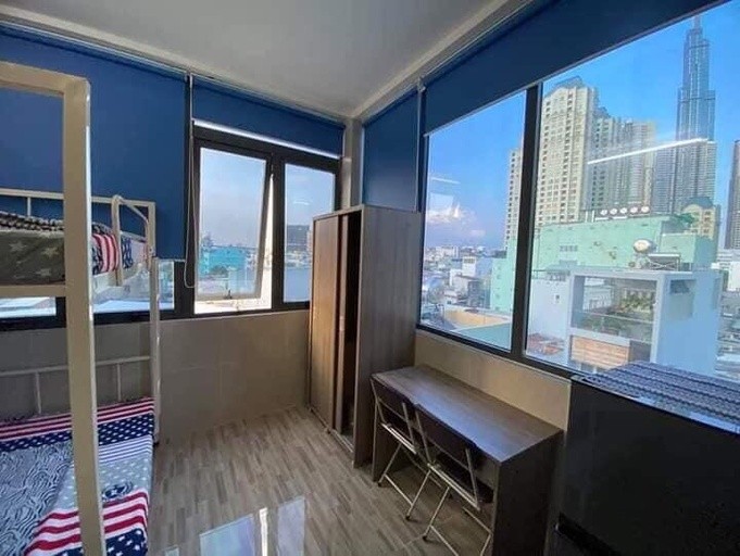 Phòng trọ studio căn hộ giá rẻ 23m2 đầy đủ nội thất nguyễn hữu cảnh