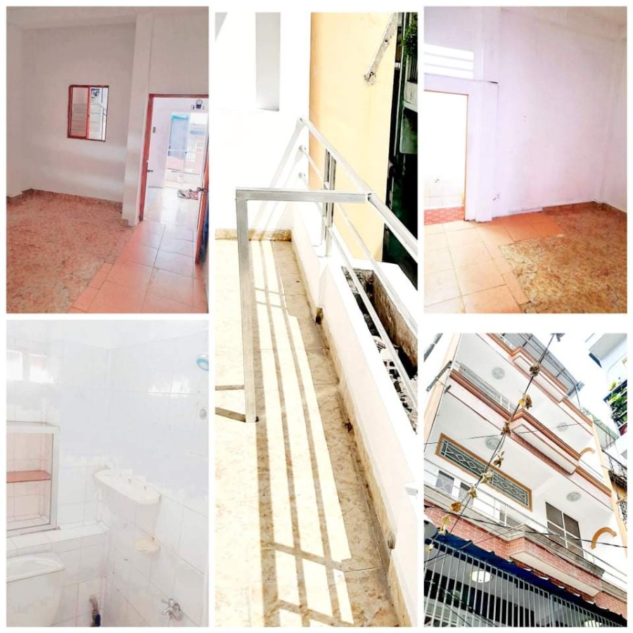 Cho Thuê Phòng Q3, nội thất cơ bản, Tolet Riêng và ban công giá 2tr900.