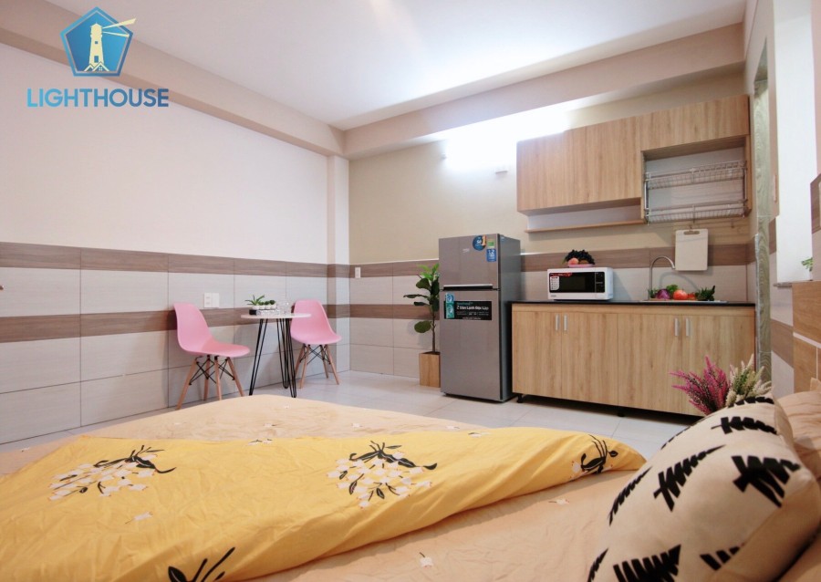 Căn Hộ Studio Nội thất đủ_tiện nghi sát CV Gia Định