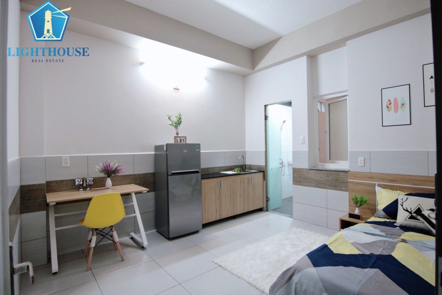 Căn Hộ Studio Nội thất đủ_tiện nghi sát CV Gia Định
