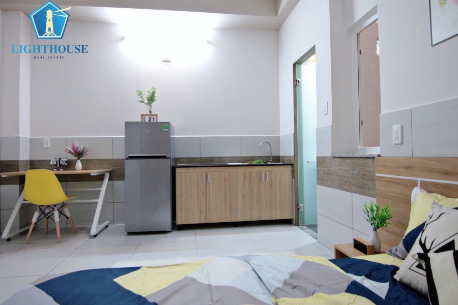 Căn Hộ Studio Nội thất đủ_tiện nghi sát CV Gia Định