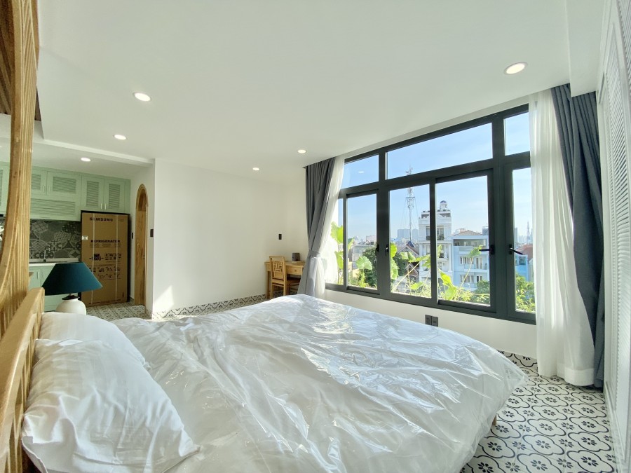 Căn Hộ 45m2 Một Phòng Ngủ Tách Biệt Full Nội Thất Quận 2 13,5 triệu