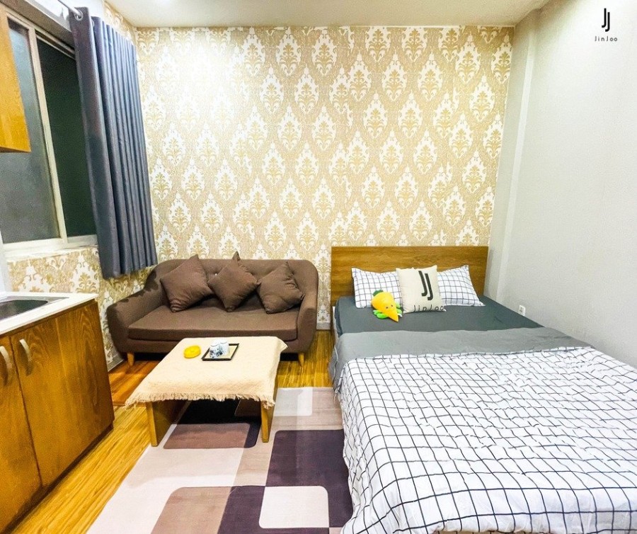 JinjooHome cho thuê phòng ngay khu dân cư Trung Sơn. Đầy đủ nội thất giá chỉ từ 4tr5