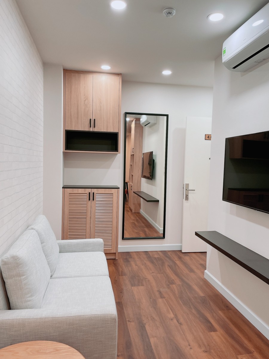 Căn hộ 1PN đầy đủ nội thất, KỲ ĐỒNG Quận 3 - kế bên Trung tâm HCM, gần sân bay, nhà ga Sài Gòn
