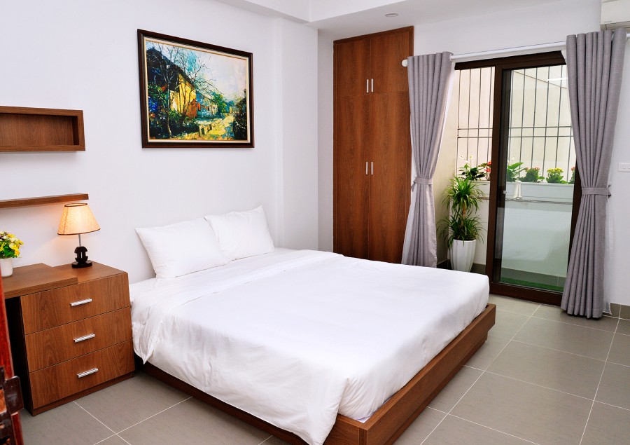 Chính chủ cho thuê căn hộ dịch vụ 1 khách 1 ngủ tại Nguyễn Văn Huyên