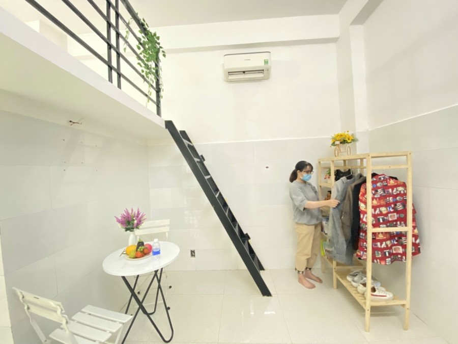 Phòng Tiện nghi 30m2|Gác ML| ngay CV Hoàng Văn Thụ