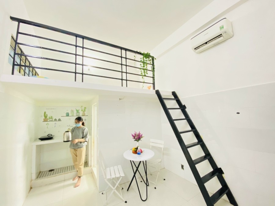 Phòng Tiện nghi 30m2|Gác ML| ngay CV Hoàng Văn Thụ