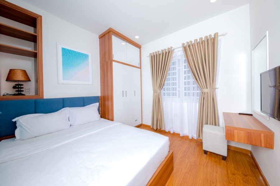 Cho thuê Căn Hộ Mường Thanh Viễn Triều view biển và phố, diện tích 70 m2 , 2 Phòng ngủ, giá 4tr5 / tháng
