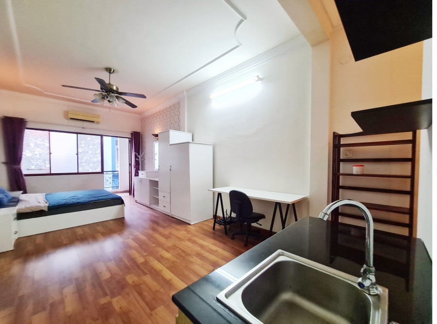 Căn Hộ Quận 1 - Phòng 40m2, có ban công, cho nuôi PET