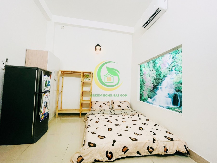 Cho thuê căn hộ studio Giá rẻ - full nội thất, gần lotte cộng hòa, sân bay
