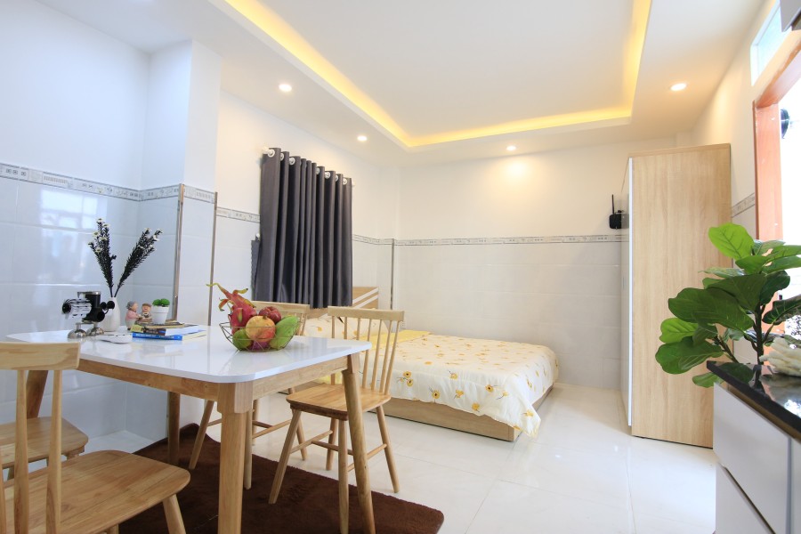 STUDIO 1 PN + Bếp FULL nội thất cao cấp - Trung tâm Quận 3