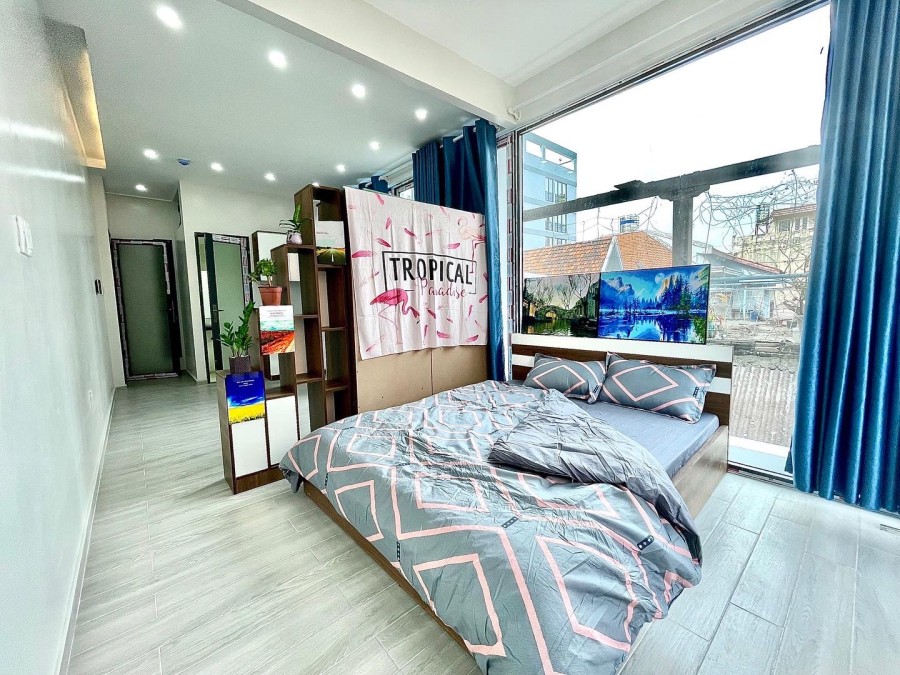 Cho thuê căn hộ penthouse tại Đường Lê Quang Định, Phường 11, Quận Bình Thạnh. Diện tích: 35m2