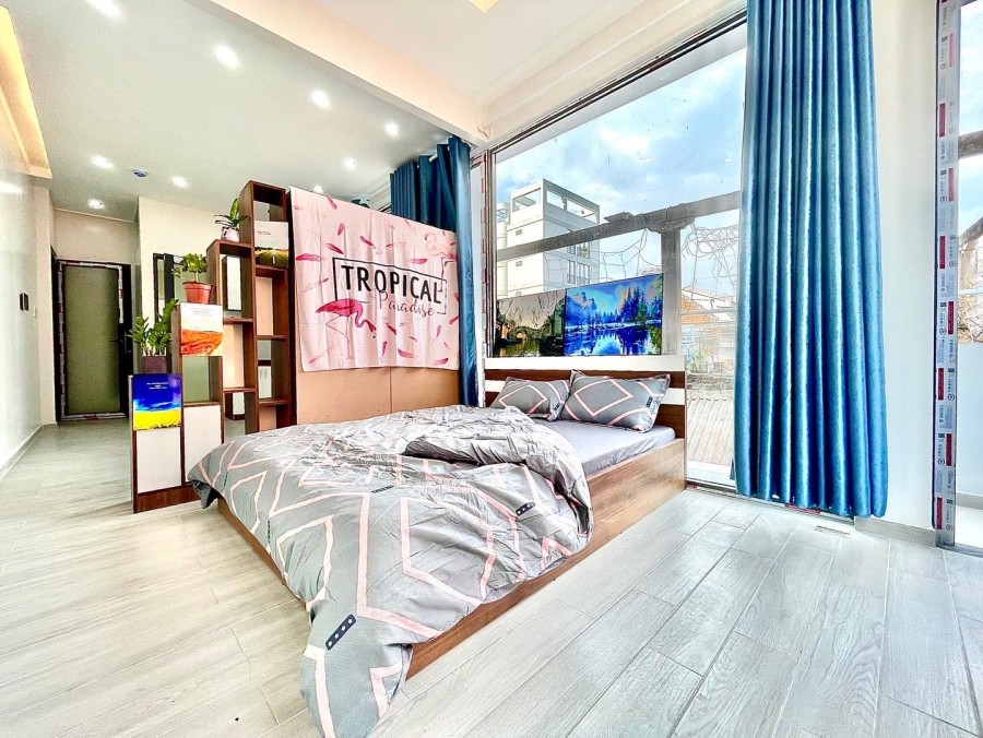 Cho thuê căn hộ penthouse tại Đường Lê Quang Định, Phường 11, Quận Bình Thạnh. Diện tích: 35m2