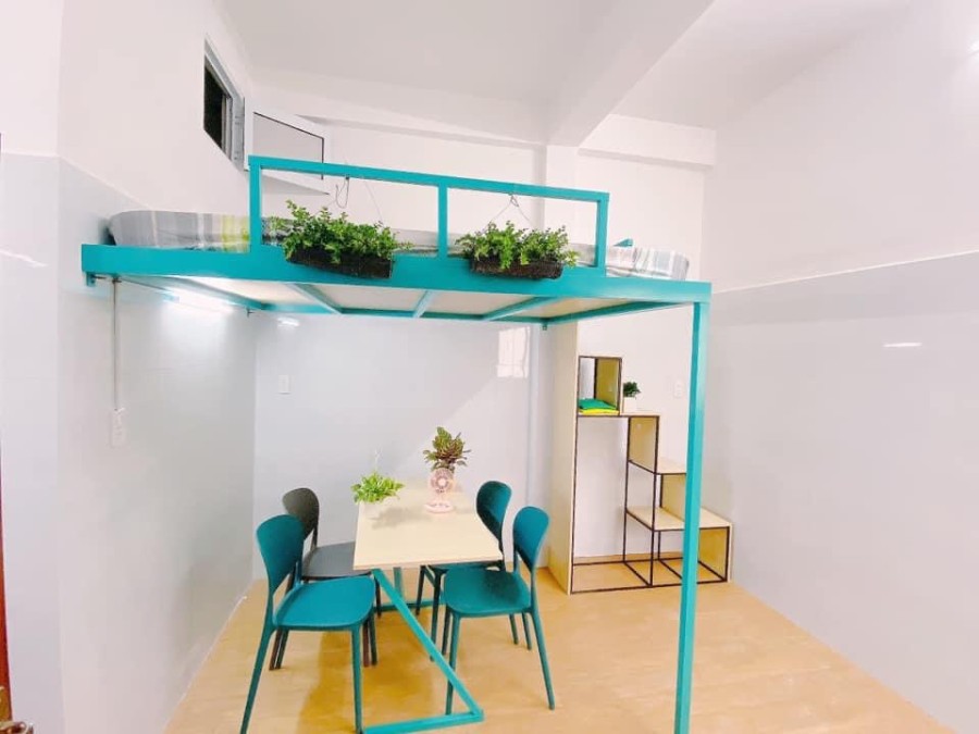 Phòng mới xây ngay 127 Bàu Cát, gác lửng full nội thất, sạch thoáng. Ở được ngay