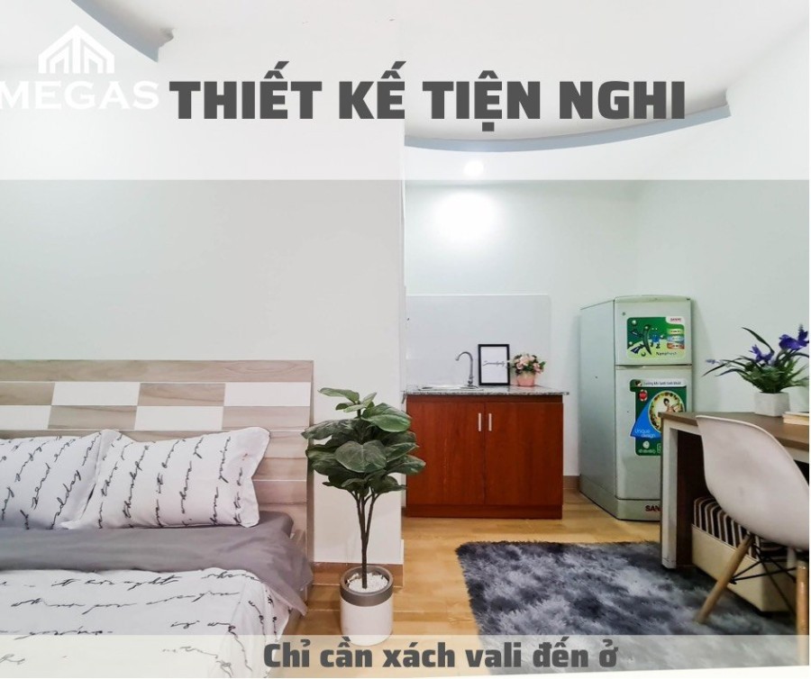Phòng trống thoáng nội thất có sẵn ngay Nguyễn Thị Định