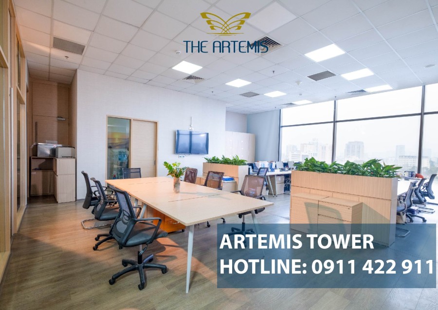 Cho thuê mặt sàn văn phòng chỉ từ 100m2 tại Artemis Tower