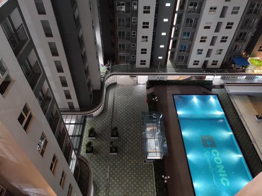 Cần cho thuê gấp căn hộ Conic Riverside quận 8, DT: 50m2, 1PN, 1WC, sẵn nội thất, giá: 5,6 triệu/tháng. LH 0919355332
