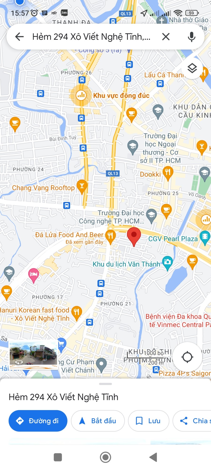 Phòng full nội thất, rộng 35m2 cho 4-5 người, ngay ngã 4 hàng xanh, đối diện hutech 300m