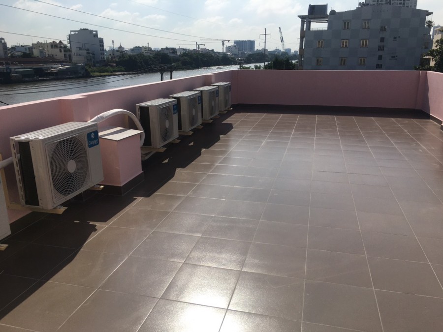Tòa nhà VPp 1T,2L,1ST MT LÊ Văn Lương, Q7, mới xây