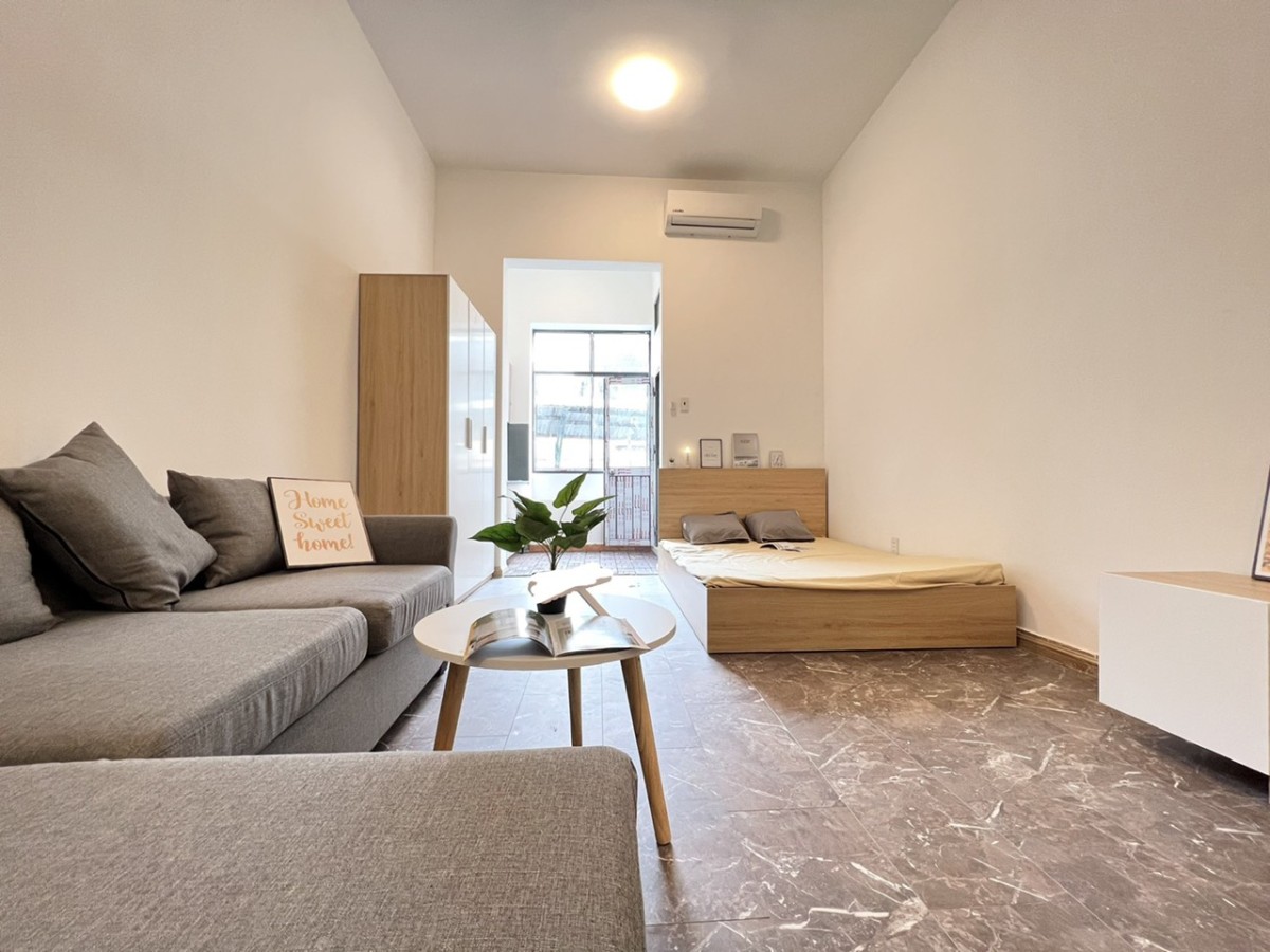 Cho thuê căn hộ Full nội thất- Nhà mới- Vị trí thuận tiện