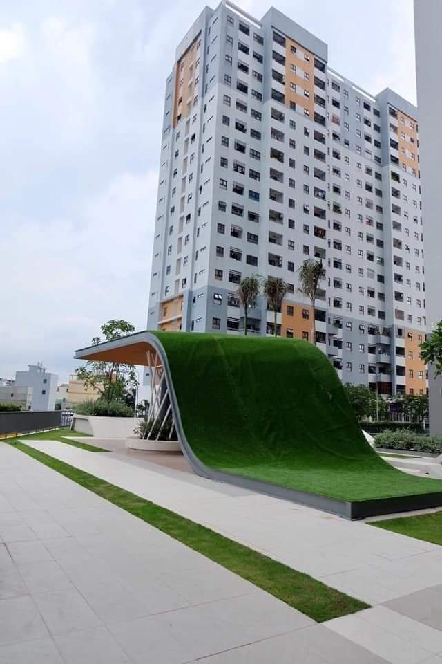 Cho thuê chung cư Tân Mai, 46m2, lầu 2, view công viên, mặt tiền Quốc Lộ 1A