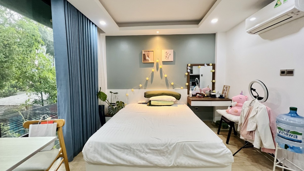 Cho thuê căn hộ dịch vụ 1 Phòng Ngủ, Ban công giếng trời Full Nội Thất Cao Cấp - Diện Tích 35 - 50m2