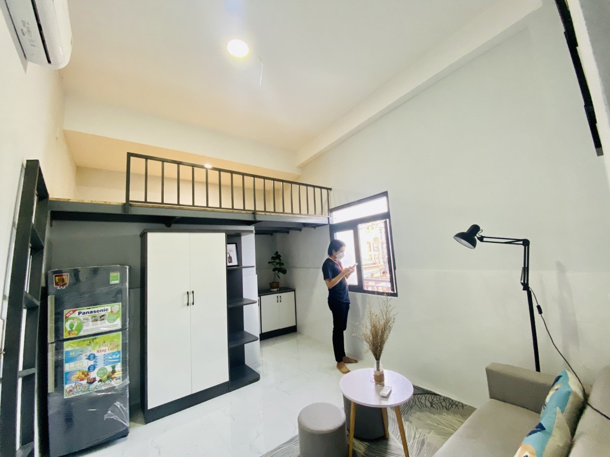 Khai trương căn hộ mới 100% có nội thất chưa bóc tem ở đường Vườn Lài.