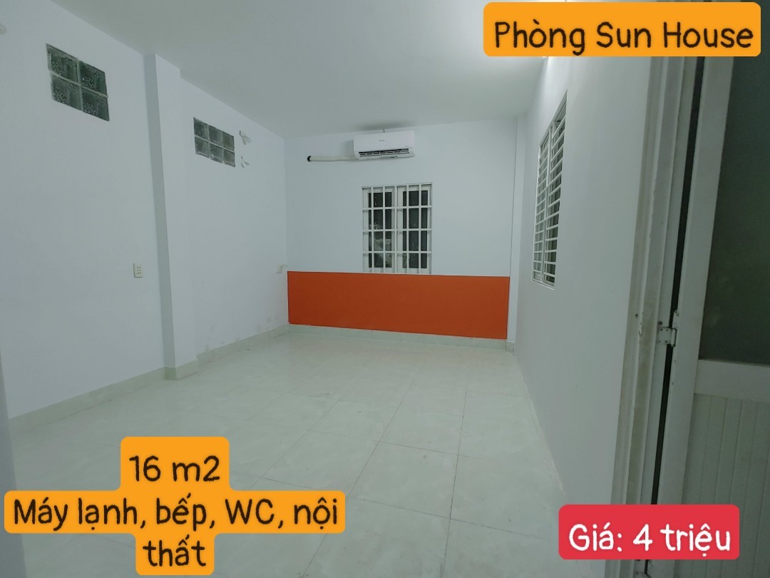 Cho thuê phòng Bình Thạnh gần trường đại học Văn Lang, đầy đủ tiện nghi, giờ giấc tự do