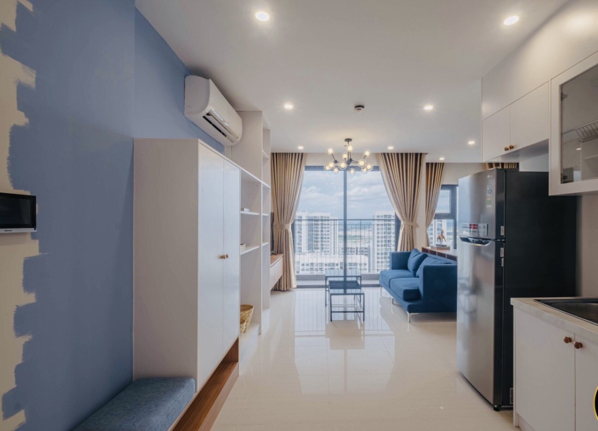 Cho thuê căn 2PN2WC Căn góc full nội thất thiết kế đẹp sang trọng ở Vinhome Grand Park quận 9