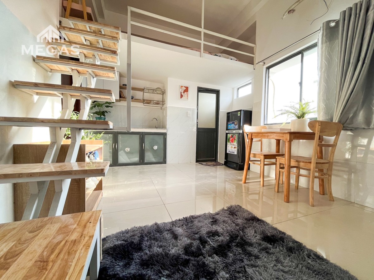 Cho thuê căn hộ mới 100%, full nội thất, gác cao rộng tại đường Nguyễn Duy Trinh, quận 2, gần Homyland 2