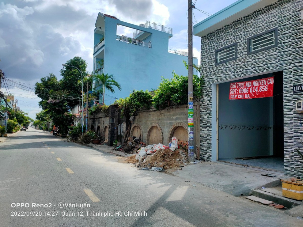 Cho thuê nhà mới Nguyễn Thị Thơi q12. Liên hệ: 0906614858
