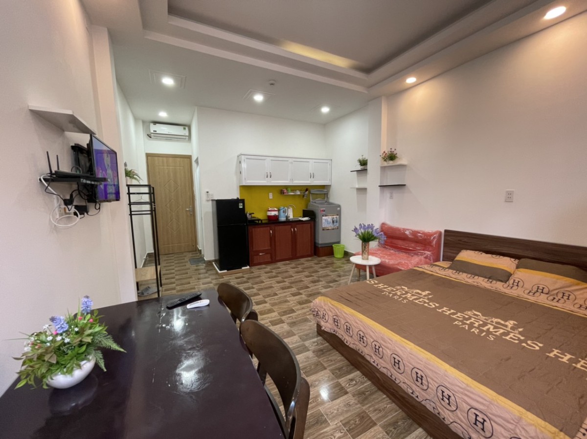 Căn hộ quận 1 cô giang, full nội thất, 30m2