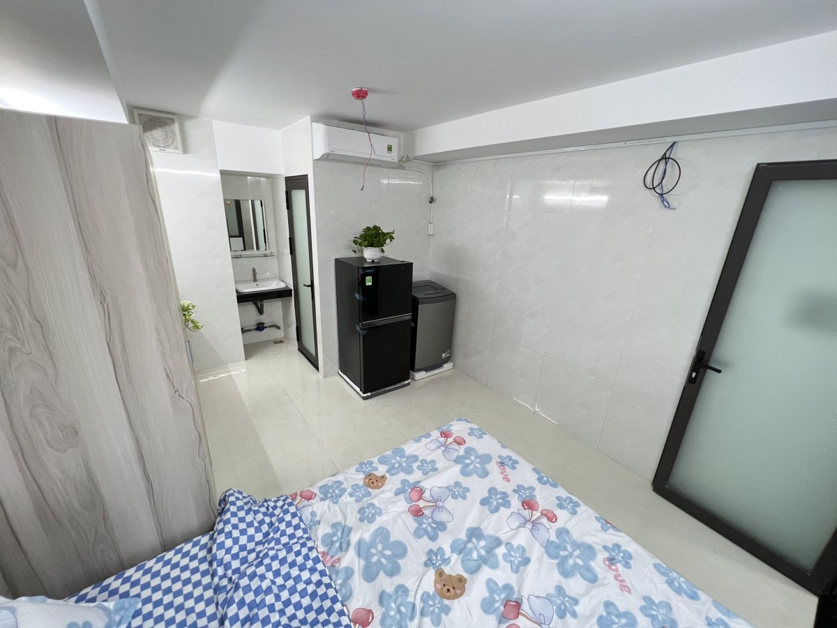 Cho thuê phòng trọ full nội thất, máy giặt riêng ngay Thành Thái, Phường 14, Quận 10 (gần DH ngoại ngứ-tin hoc)