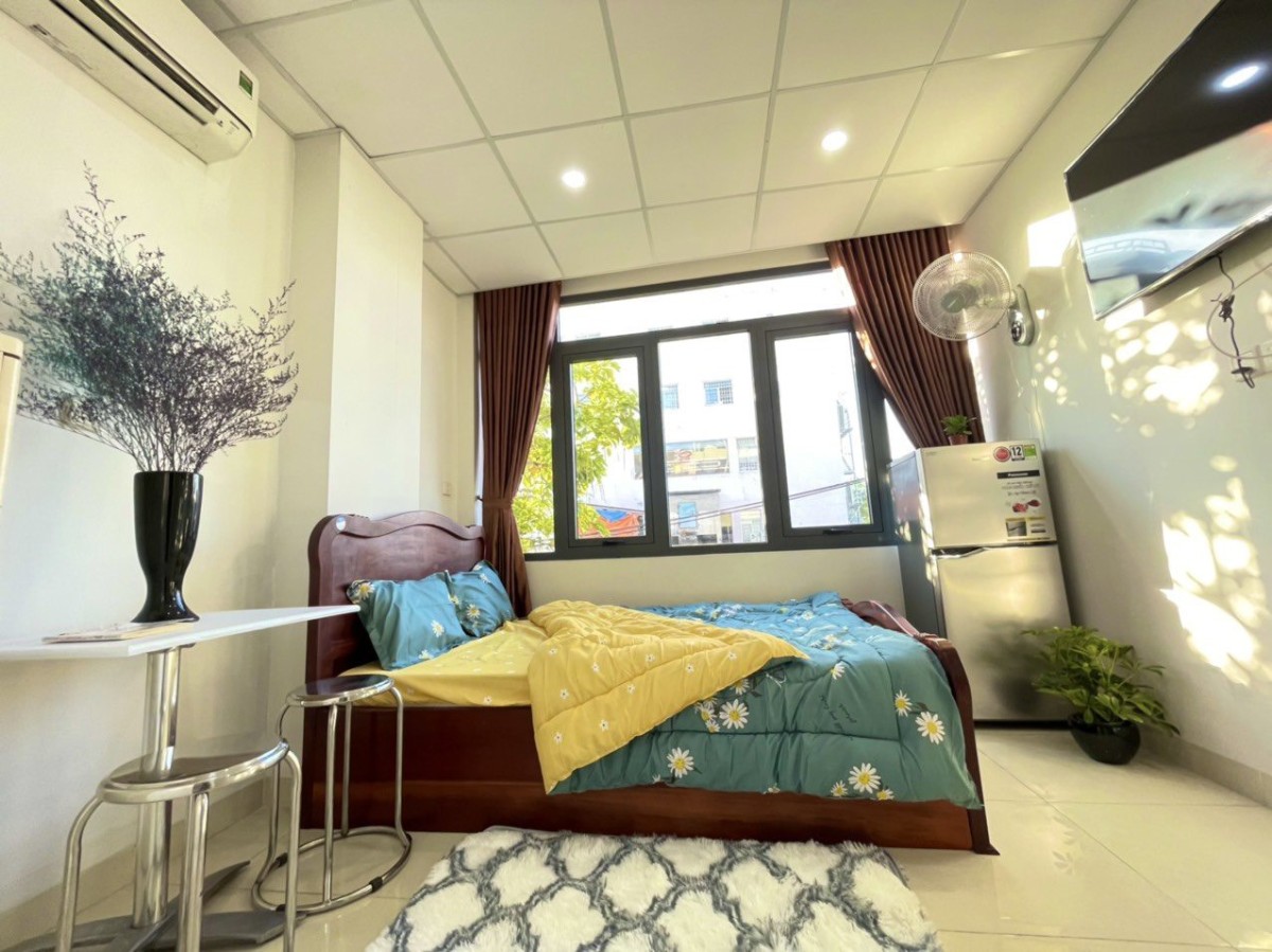 Cho thuê phòng trọ quận Tân Bình, cao cấp, full nội thất, đầy đủ tiện nghi đường Ấp Bắc