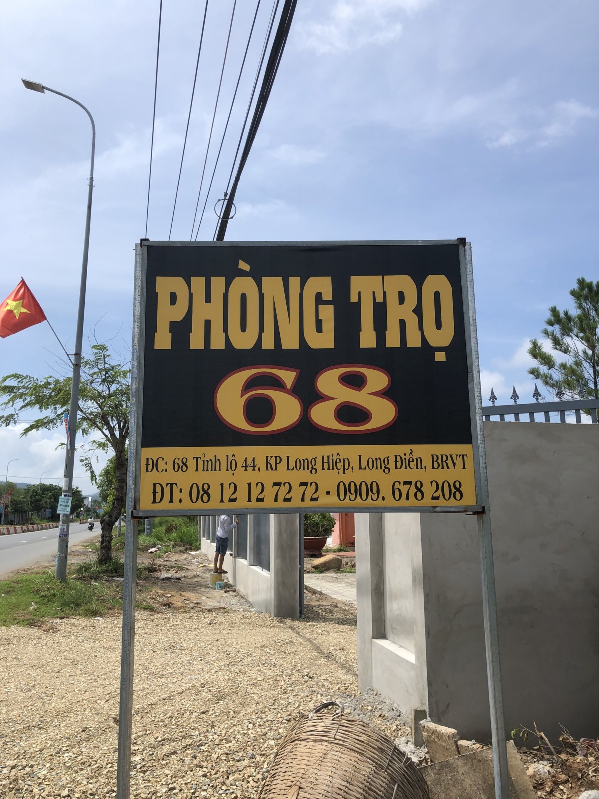 PHÒNG TRỌ 68 – Hệ thống phòng trọ giá rẻ khu vực Long Điền, BRVT.