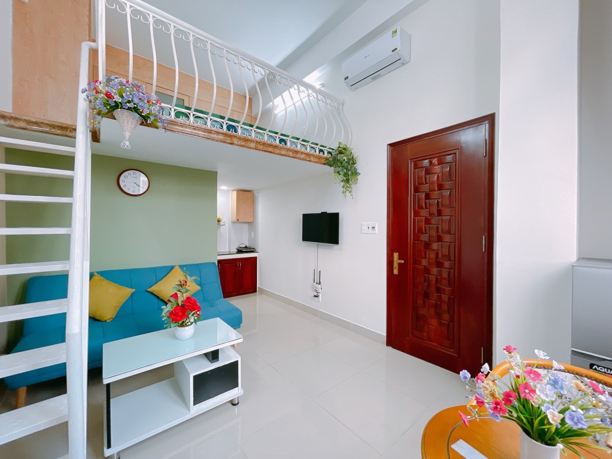 Hệ thống căn hộ duplex full nội thất gần Lotte, TĐT, Rmit ở được 3ng