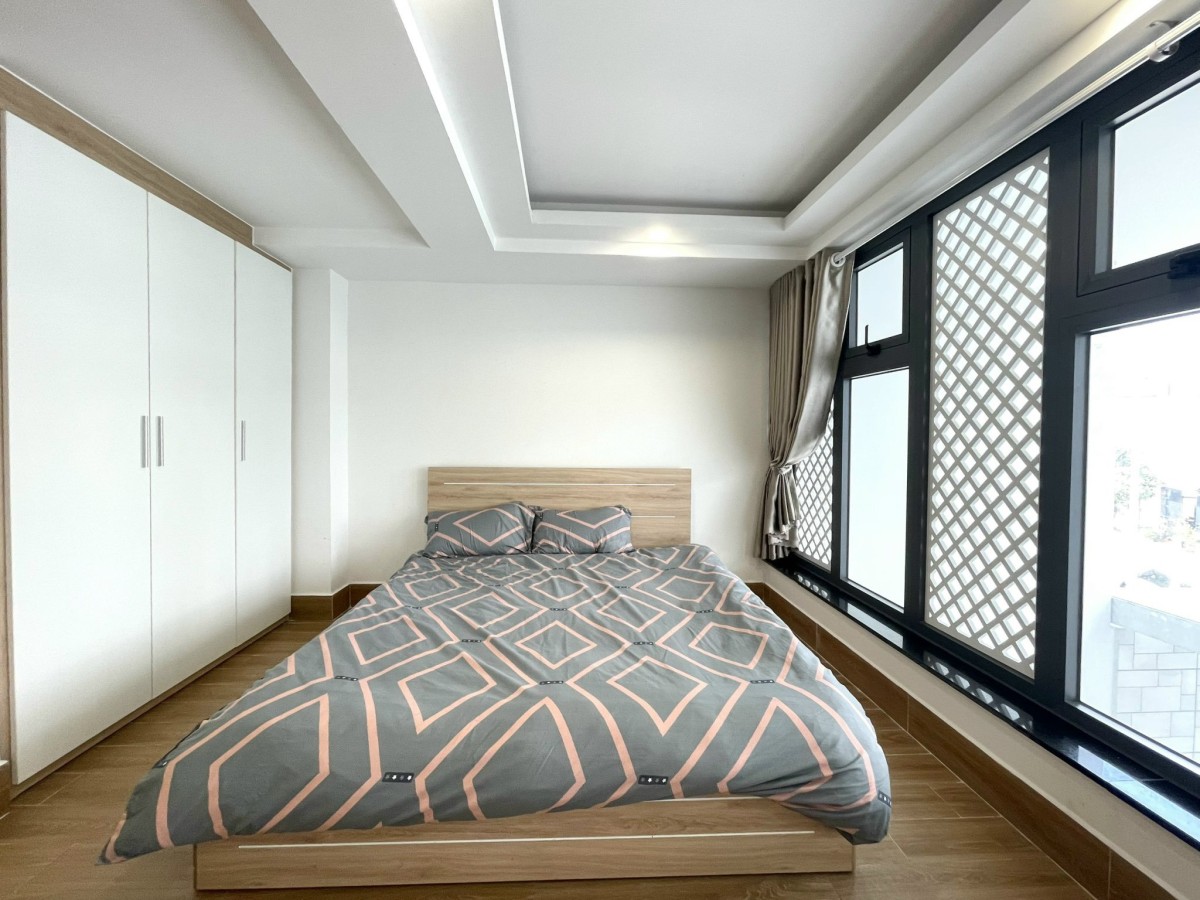 Studio full nội thất - ban công - Thạnh Mỹ Lợi