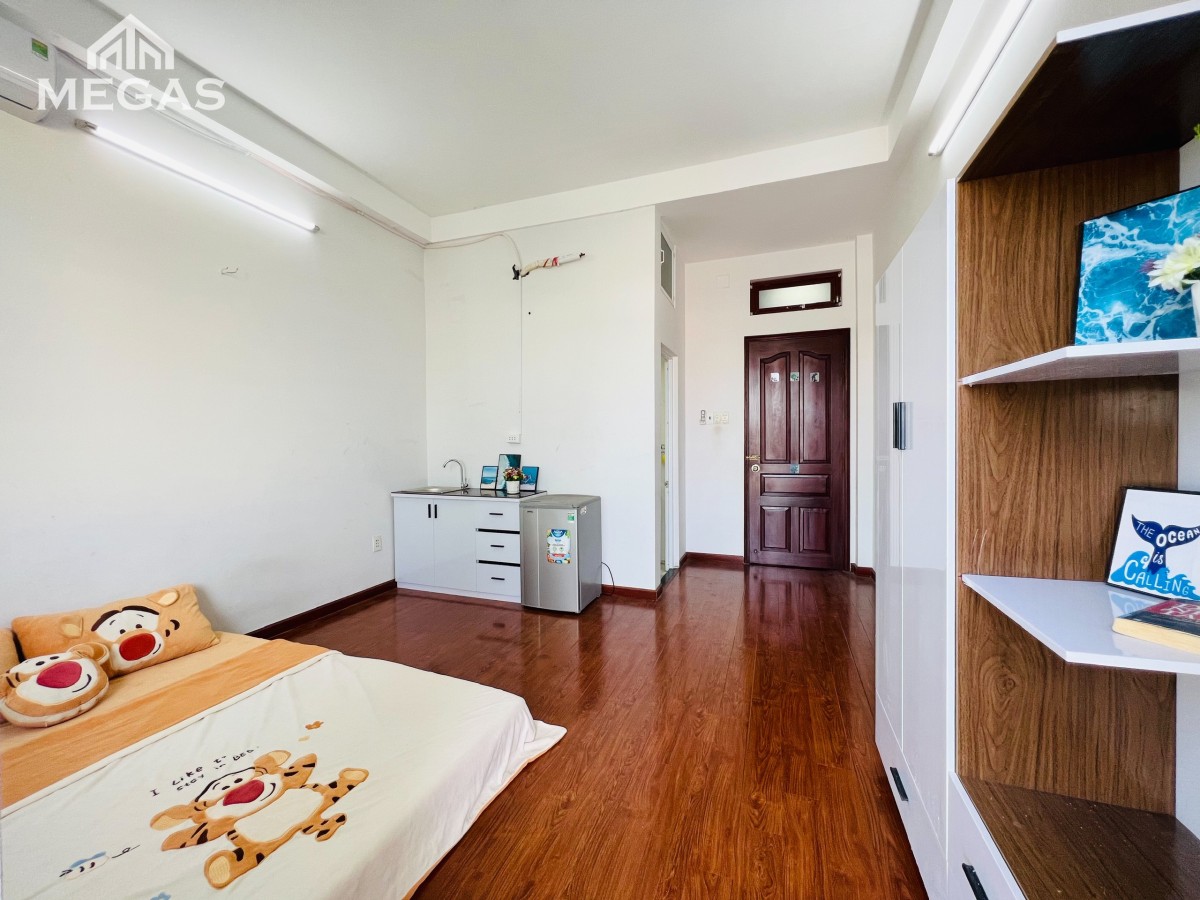 Khai trương c.ă.n h.ộ mini BANCOL RIÊNG FULL NỘI THẤT MỚI XÂY ngay NGÃ TƯ BỐN XÃ