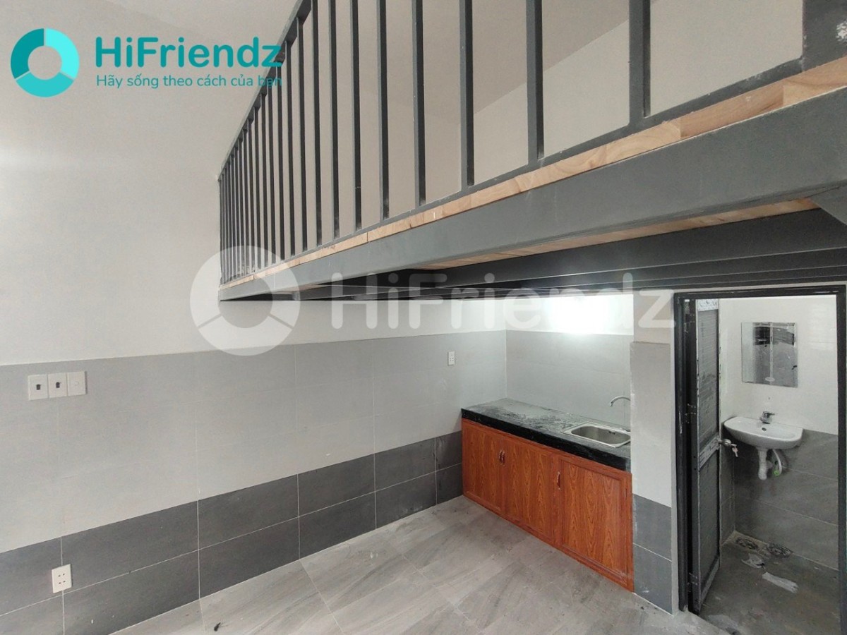  Duplex gác cao full nội thất gần cầu vượt Hoàng Hoa Thám