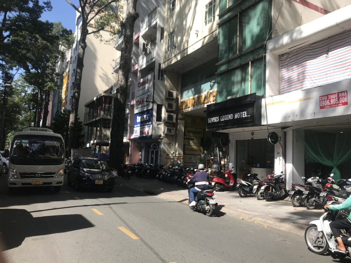 Cho thuê nhà MT đường Bùi Thị Xuân, P.Bến Thành, trệt + 3 lầu, 80tr/ tháng