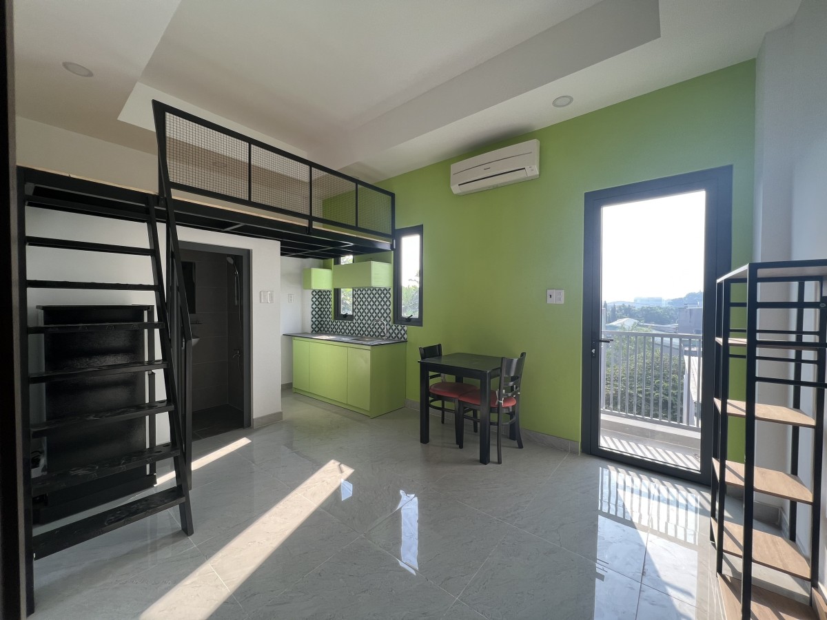 Cho thuê Phòng Duplex cao cấp - Mới xây 100% - Full tiện nghi Quận Tân Phú