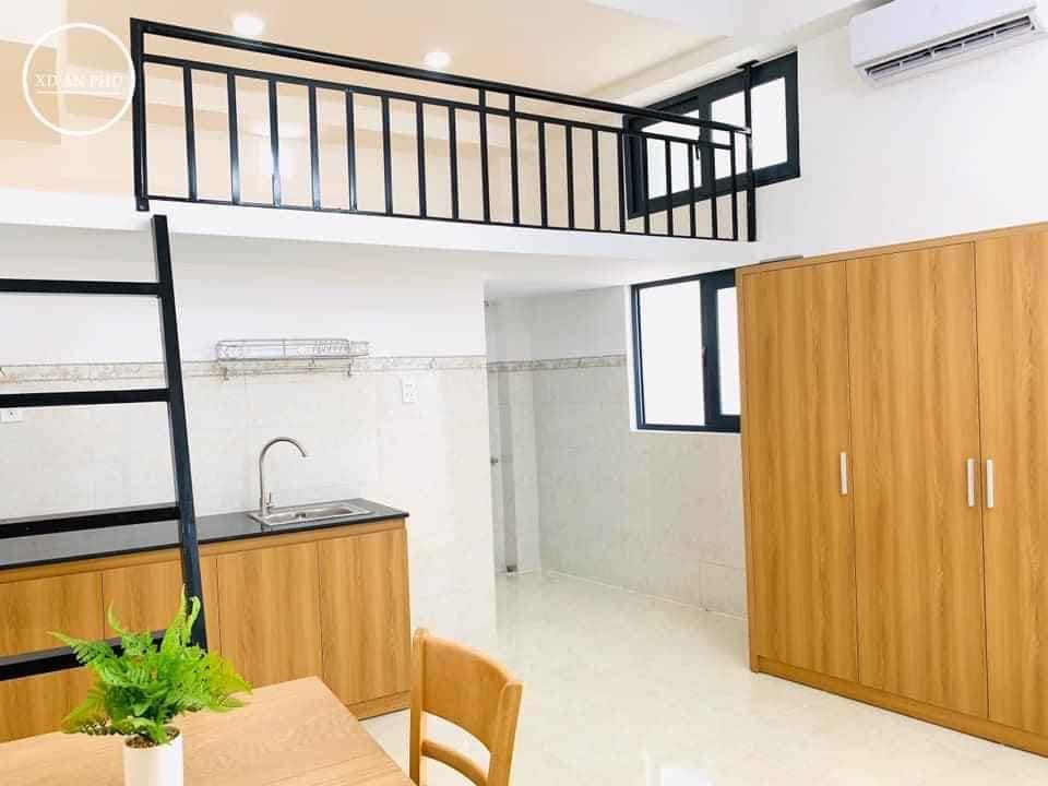 Phòng Trọ Giá Rẻ 25m2 Gác Cao Máy Lạnh Mới gần Đại Học Văn Lang