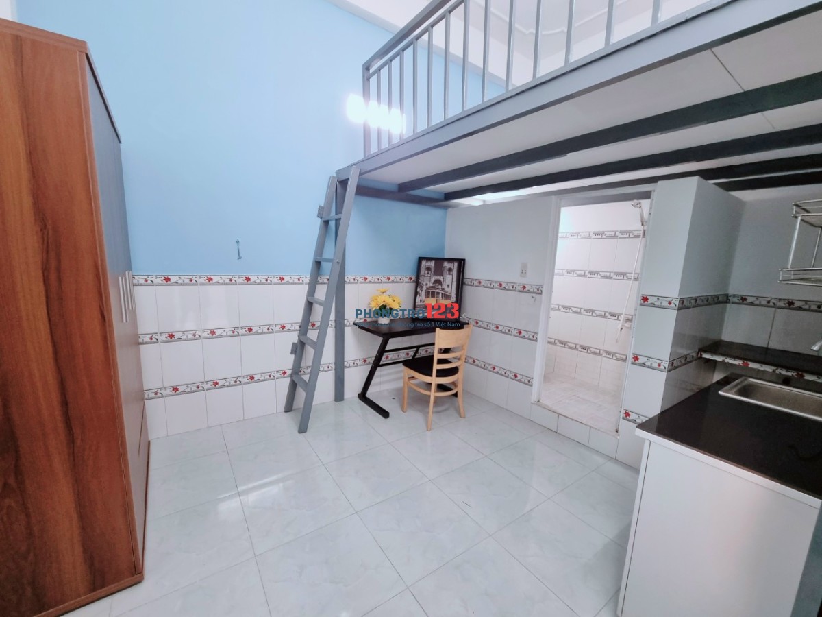Cho thuê căn Duplex mới xây gần chùa Giác Lâm phường 10 Tân bình