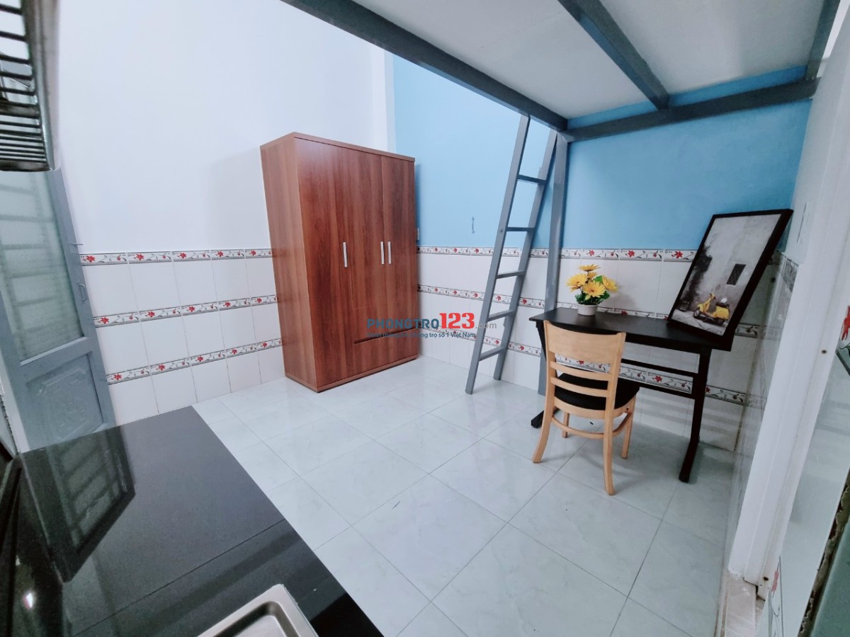 Cho thuê căn Duplex mới xây gần chùa Giác Lâm phường 10 Tân bình