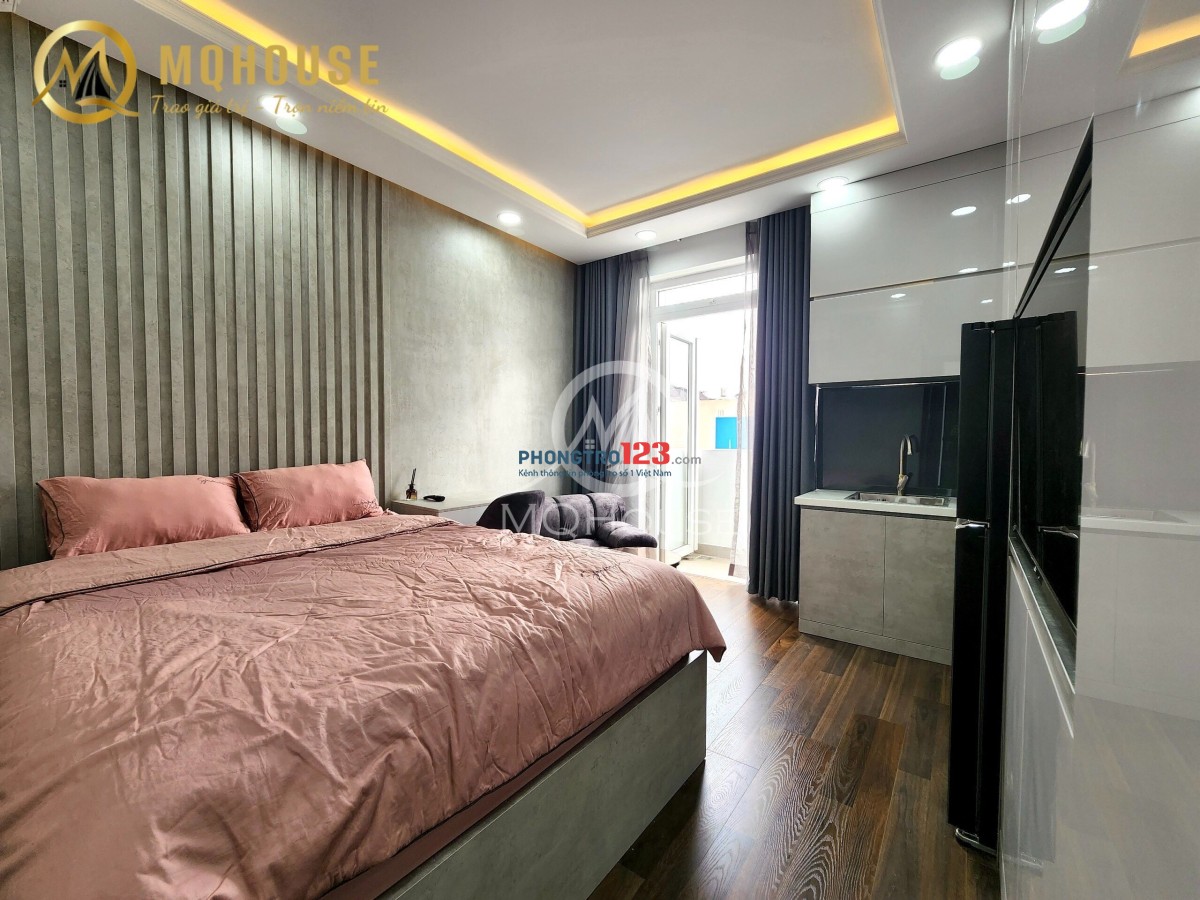 Cho thuê căn hộ cao cấp 1PN Bancol rộng full nội thất đường CMT8