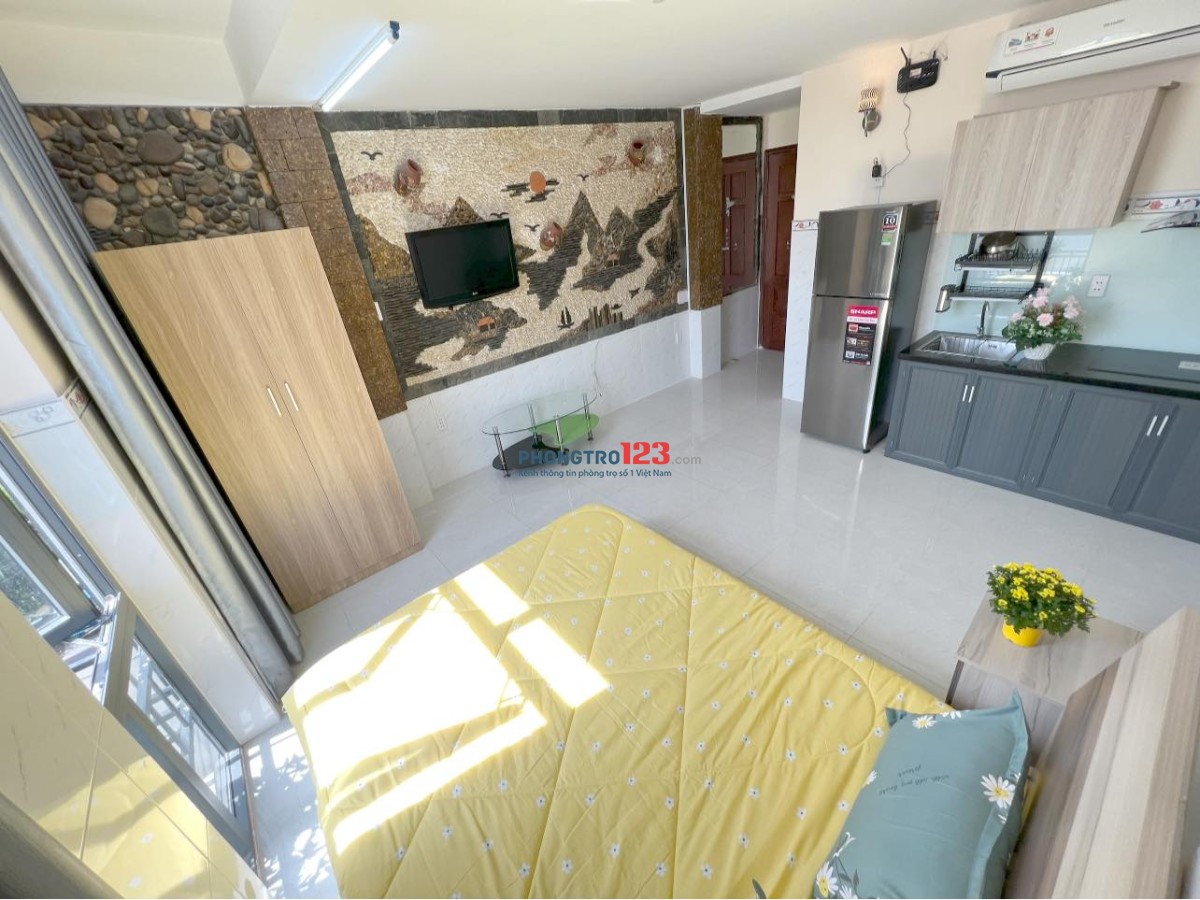 Cho Thuê Căn Hộ Chung Cư Mini mới xây, Phòng STUDIO Phan Huy Ích 3Tr8