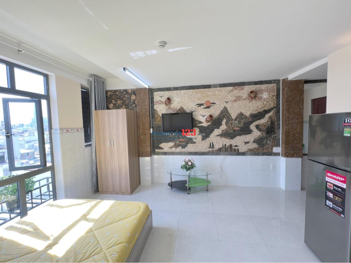 Cho Thuê Căn Hộ Chung Cư Mini mới xây, Phòng STUDIO Phan Huy Ích 3Tr8